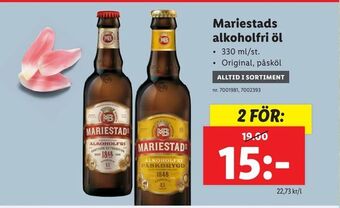 Mariestads alkoholfri öl