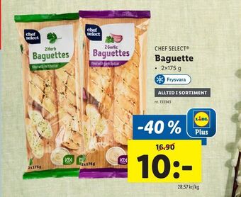 Lidl Baguette erbjuda