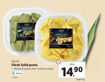 Lidl Färsk fylld pasta erbjuda