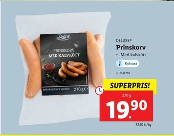 Lidl Prinskorv erbjuda