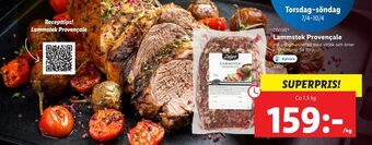 Lidl Lammstek Provençale erbjuda