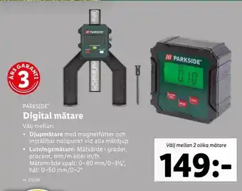 Lidl Digital mätare erbjuda
