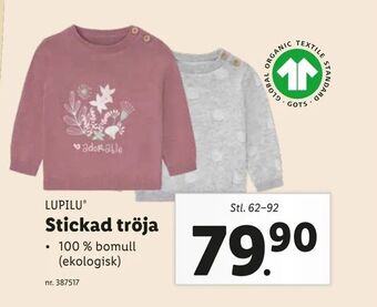 Lidl Stickad tröja erbjuda