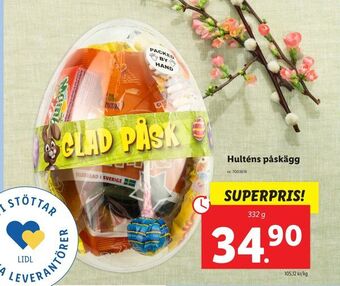 Lidl Hulténs påskägg erbjuda