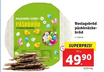 Lidl Roslagsbröd påskknäcke bröd erbjuda
