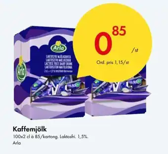 Snabbgross Arla Kaffemjölk 100x2 cl. erbjuda