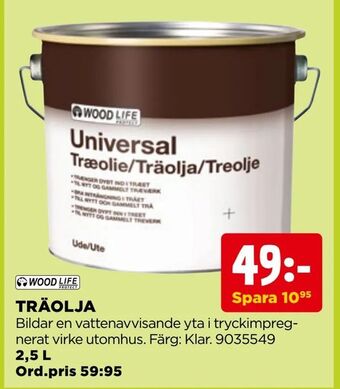 Jem&Fix Träolja erbjuda