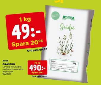 Jem&Fix Gräsfrö erbjuda