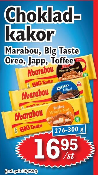 T-jarlen Chokladkakor erbjuda