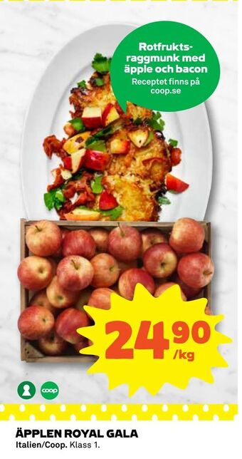 Coop Daglivs Äpplen royal gala erbjuda