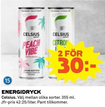 Coop Daglivs Energidryck erbjuda