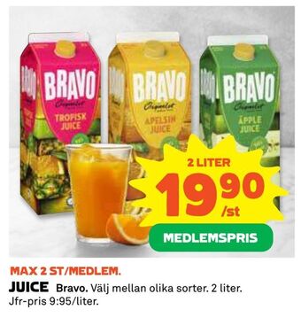 Coop Daglivs Juice erbjuda