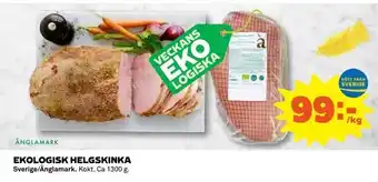 Coop Daglivs Ekologisk helgskinka erbjuda