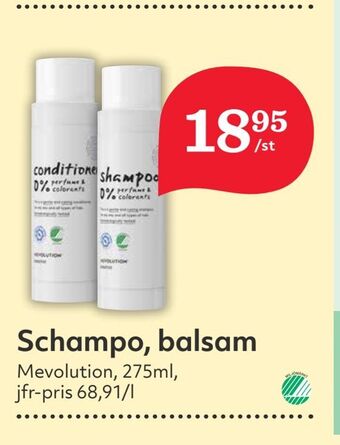 Hemköp Schampo, balsam erbjuda