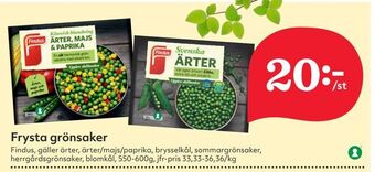 Hemköp Frysta grönsaker erbjuda
