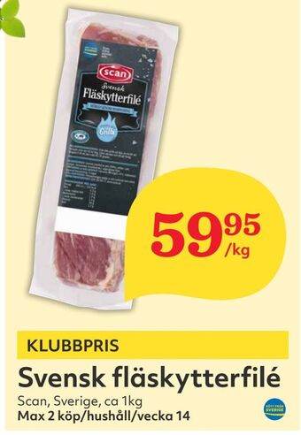 Hemköp Svensk fläskytterfilé erbjuda