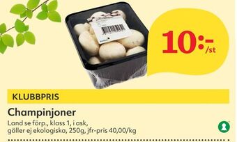 Hemköp Champinjoner erbjuda