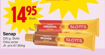 Matöppet Senap erbjuda