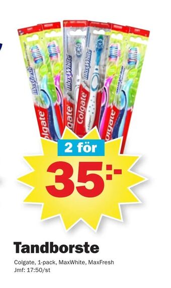 Pekås Tandborste erbjuda