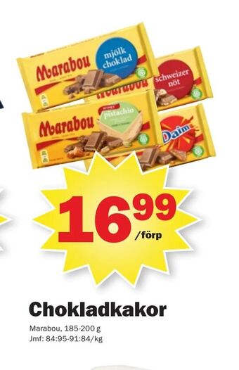Pekås Chokladkakor erbjuda