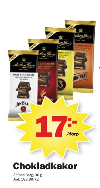 Pekås Chokladkakor erbjuda