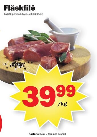 Pekås Fläskfilé erbjuda