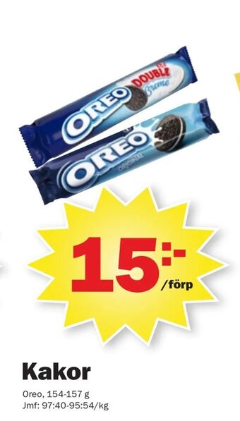 Pekås Kakor erbjuda