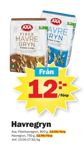 Pekås Havregryn erbjuda