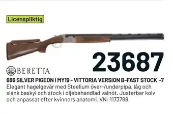 XXL 686 silver pigeon i my19 - vittoria version b-fast stock -7 erbjuda