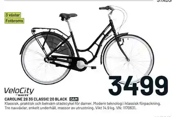 XXL Caroline 28 3s classic 20 black dam erbjuda
