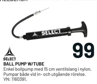 Ball pump w/tube