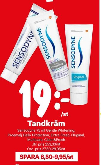 City Gross Tandkräm erbjuda