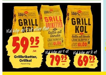 City Gross Grillbriketter, Grillkol erbjuda
