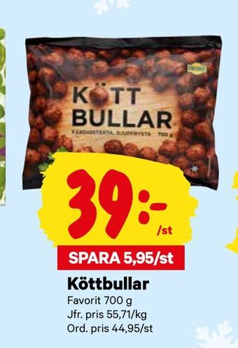 City Gross Köttbullar erbjuda