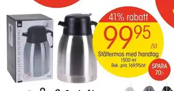 Ståltermos med handtag
