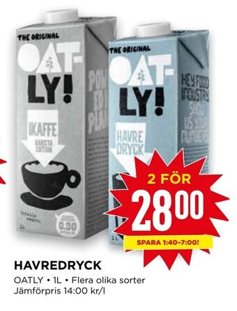 Willys Havredryck erbjuda