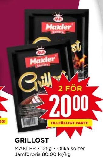 Willys Grillost erbjuda