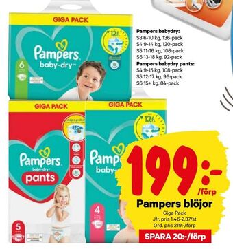 City Gross Pampers blöjor erbjuda