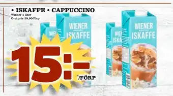 Din Mat iskaffe • cappuccino erbjuda