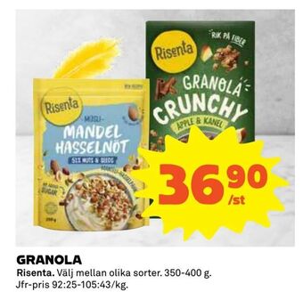Coop Extra Granola erbjuda