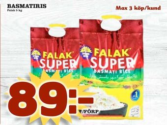 Prisma Mat Basmatiris erbjuda