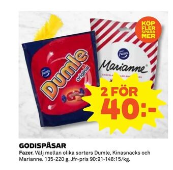 Coop Extra Godispåsar erbjuda
