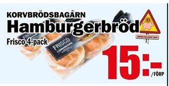 Matdax Hamburgerbröd erbjuda