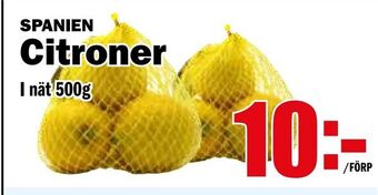 Matdax Citroner erbjuda