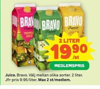 Stora Coop Juice erbjuda