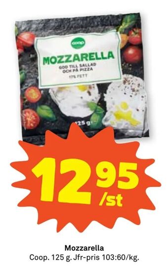 Stora Coop Mozzarella erbjuda