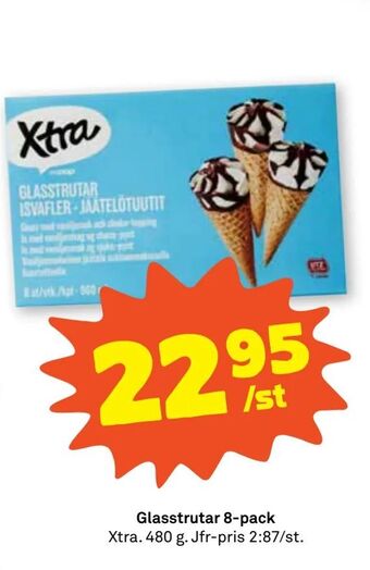 Stora Coop Glasstrutar 8-pack erbjuda