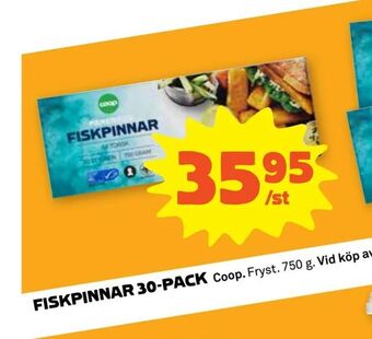 Stora Coop Fiskpinnar 30-pack erbjuda