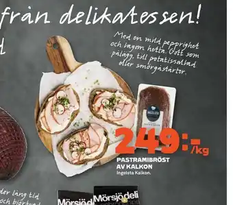 Stora Coop Pastramibröst av kalkon erbjuda