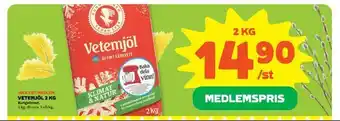 Stora Coop Vetemjöl 2 kg erbjuda